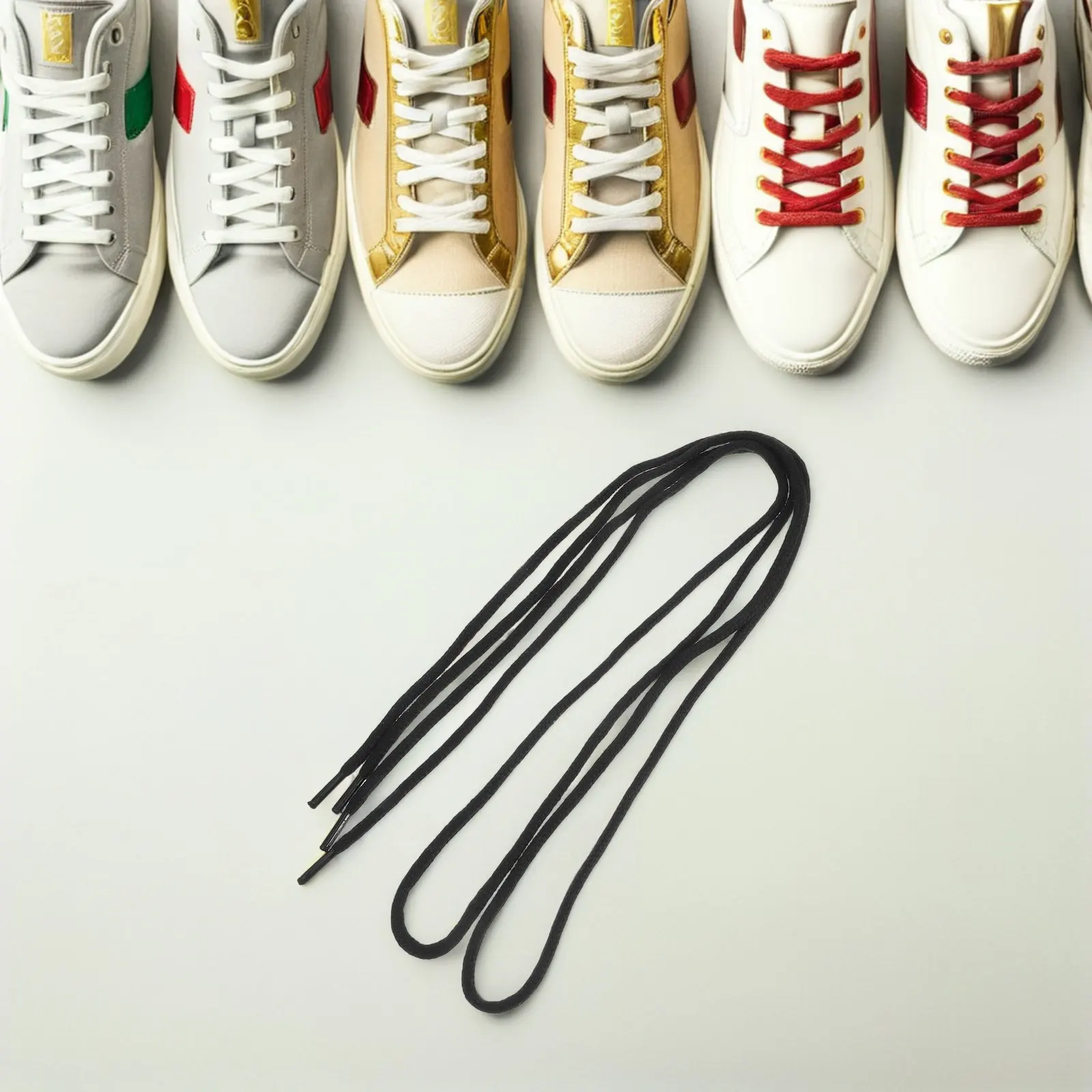 2 Pairs Shoe Laces Welder Protective Shoelaces for Boots Covers Welding Heavy Duty Sneaker Black Welders