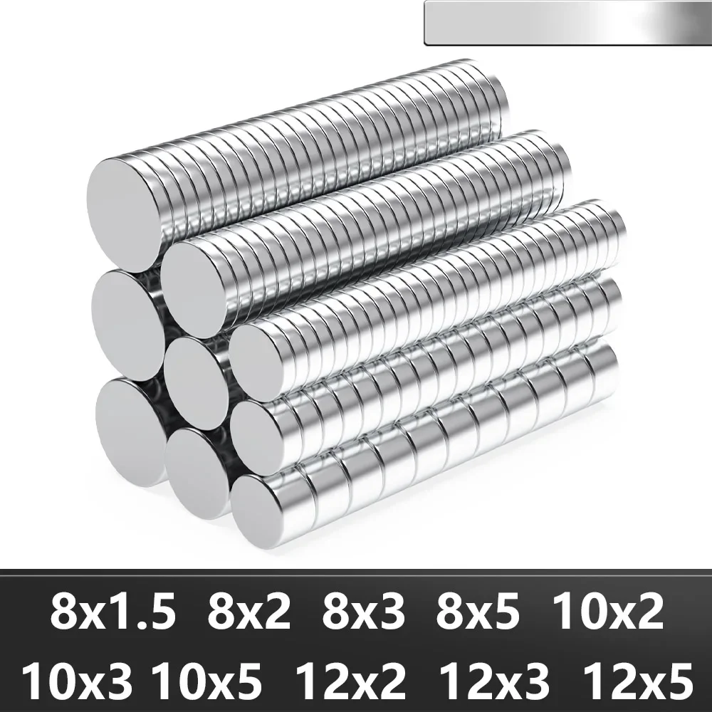 

8x2 8x3 10x2 10x3 N35 Super Strong Neodymium Magnet Round NdfeB Powerful Permanent Magnetic imanes Magnents Refrigerator Magnet