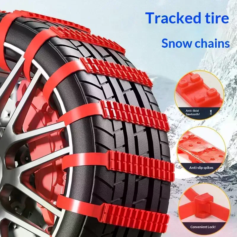 

Anti-Skid Snow Chains For Car Motorcycles Winter And Bad Terrain Wheels Anti-slip Emergency Universal Lockout Artifact