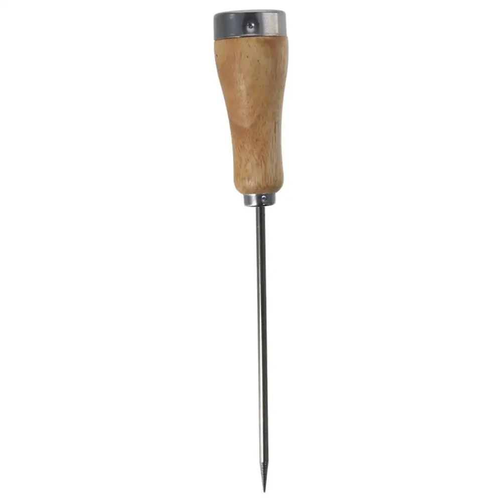 Ice Pick, Ice Breaking Ice Cone with Wooden Handle Ice Pick Crusher Ice Pick Wood Handle for Kitchen Bar