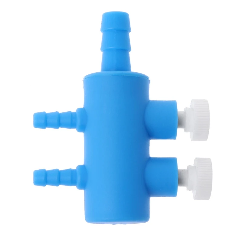Aquário Air Pump Divisores De Mangueira De Tubo De Oxigênio Mangueira Distribuidores Linha De Tubo De Aeração Elástica Válvula De Controle De Fluxo De Ar