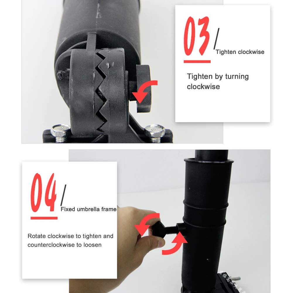 Golf Cart Umbrella Holder Mount with Adjustable Angle Golf Umbrella Stand Umbrella Bracket for Golf Cart Bike Baby Stroller