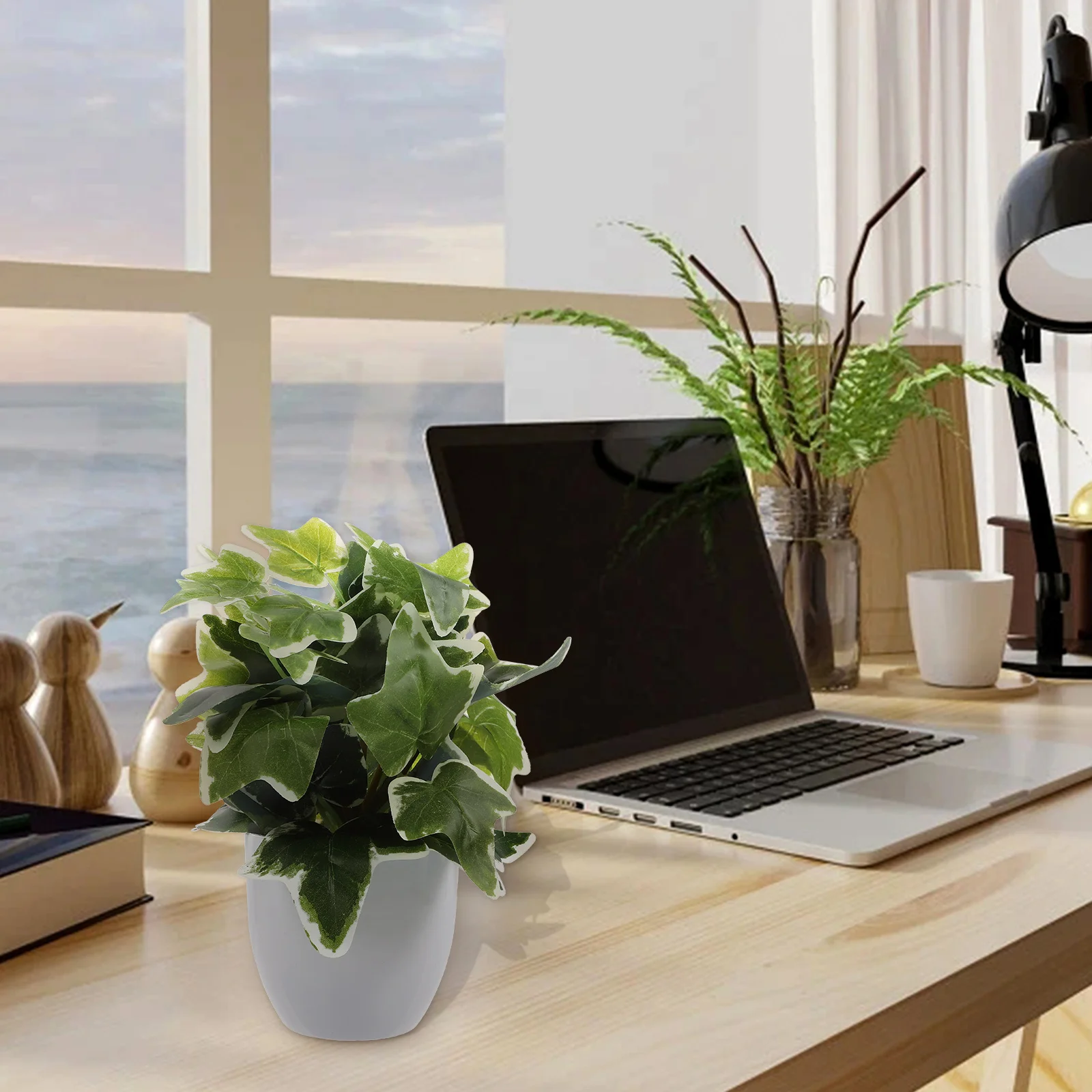 

3Pcs Realistic Potted Plant Bright Color Simulation Green Plant Home Hotel Desktop Decoration Artificial Small Bonsai Ornament