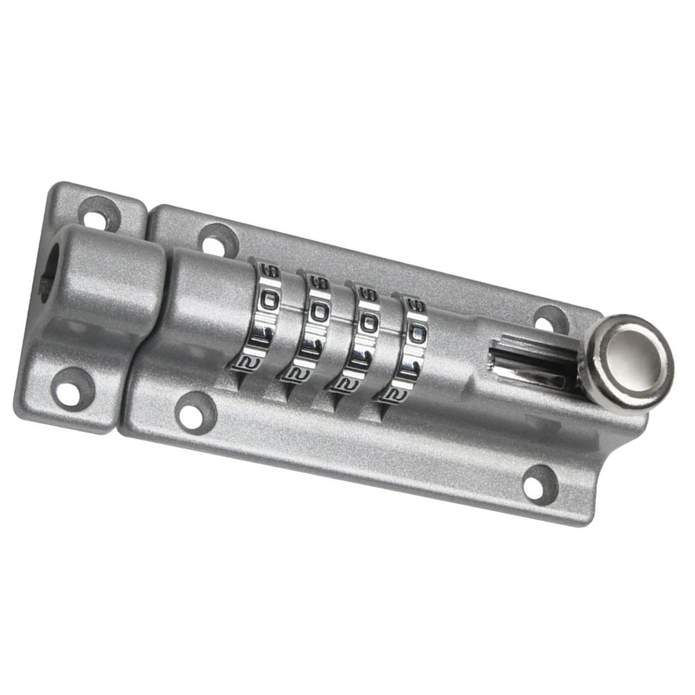 

1pc Zinc Alloy Password Deadbolt Lock Keyless DoorLatch Stainless Steel Sliding Bolt Gate Safety Compact Multi Combination Door