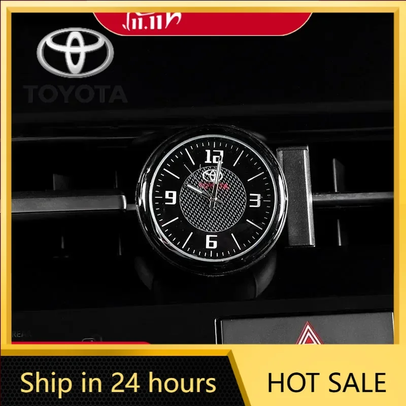 

Car Stickers Fot Toyota 2026 New For Toyota 2026 New Hub Caps Car clock outlet dashboard decorative sticker for Toyota Corolla