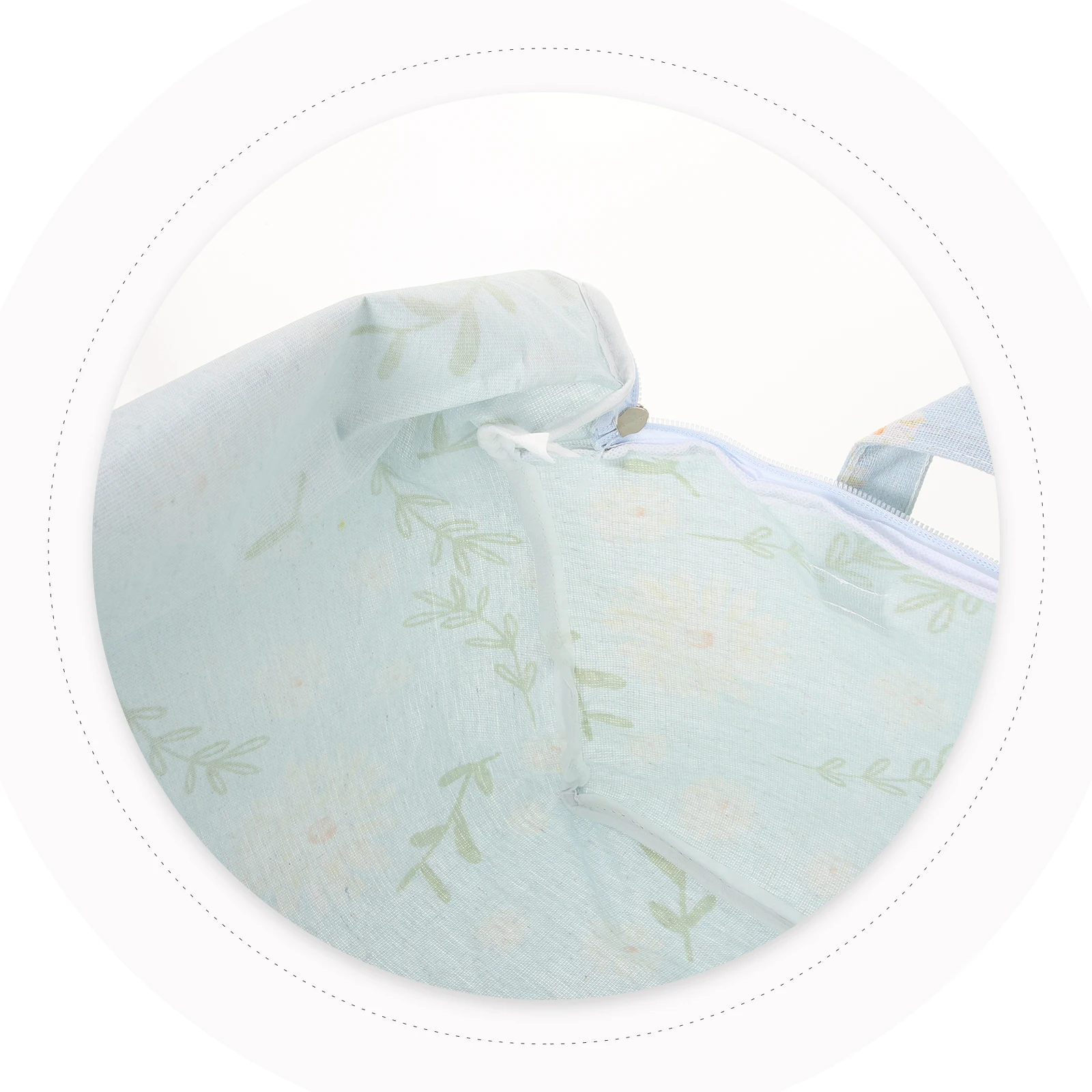 

Quilt Bag Large Capacity Cotton Luggage Bag Zipper Closure Foldable Clothes Storage Holder Multi Purpose Travel Moving Organizer