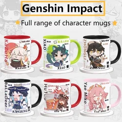 Genshin Impact Full Range Of Character Cup Genshin Impact Zhongli Xiao Lyney Ganyu Kazuha Hutao Furina Neuvillette Anime Mug Cup