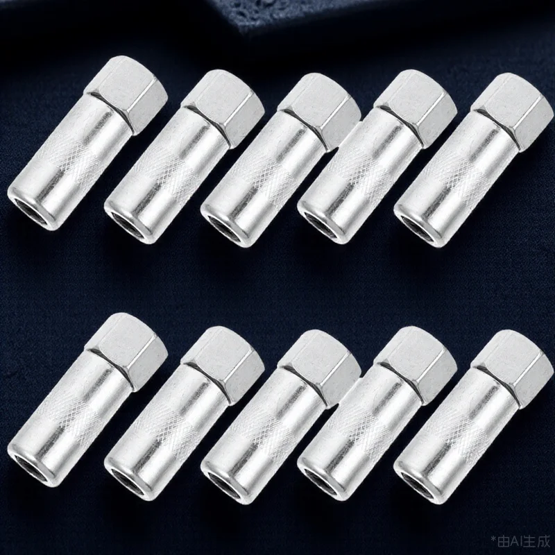 

10pcs Durable 4 Jaw Grease Nipples High Hardness Replacement Tips For Grease Sprayer Coupler Accessories Sturdy Design Easy