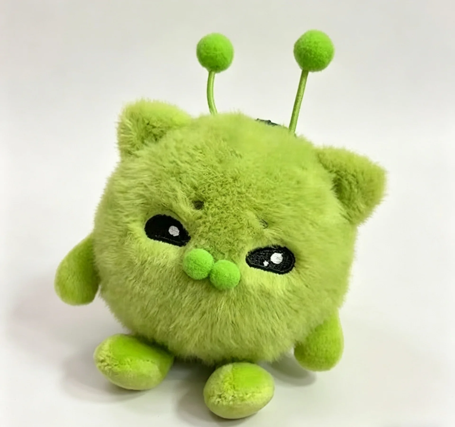 New Green Alien Cat Hakimi Plush Doll Ugly Cute Cat Doll Cat Pendant Bag Hanging Decoration Christmas