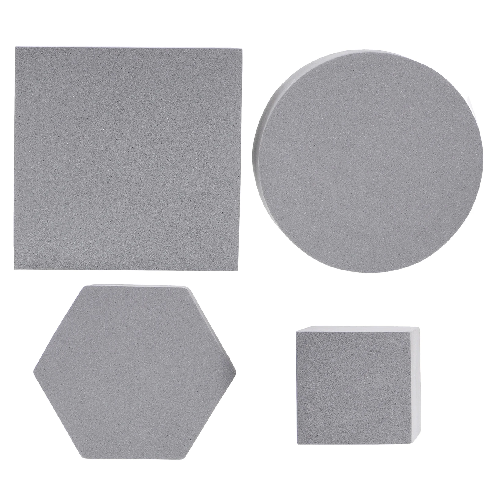 

4Pcs Geometric Cube Props Lightweight Portable Foam Photography Background for Small Items Decor Cube Photo Props