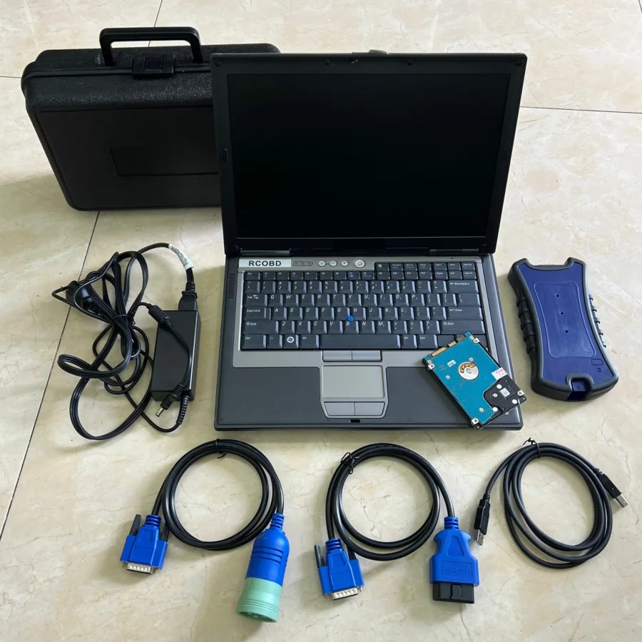 Top D630 laptop+2025 ForNEXQ 3 USB Link2 125032 Diesel Truck Interface Diagnostics for Heavy Duty Truck Scanner Diagnostic Tool