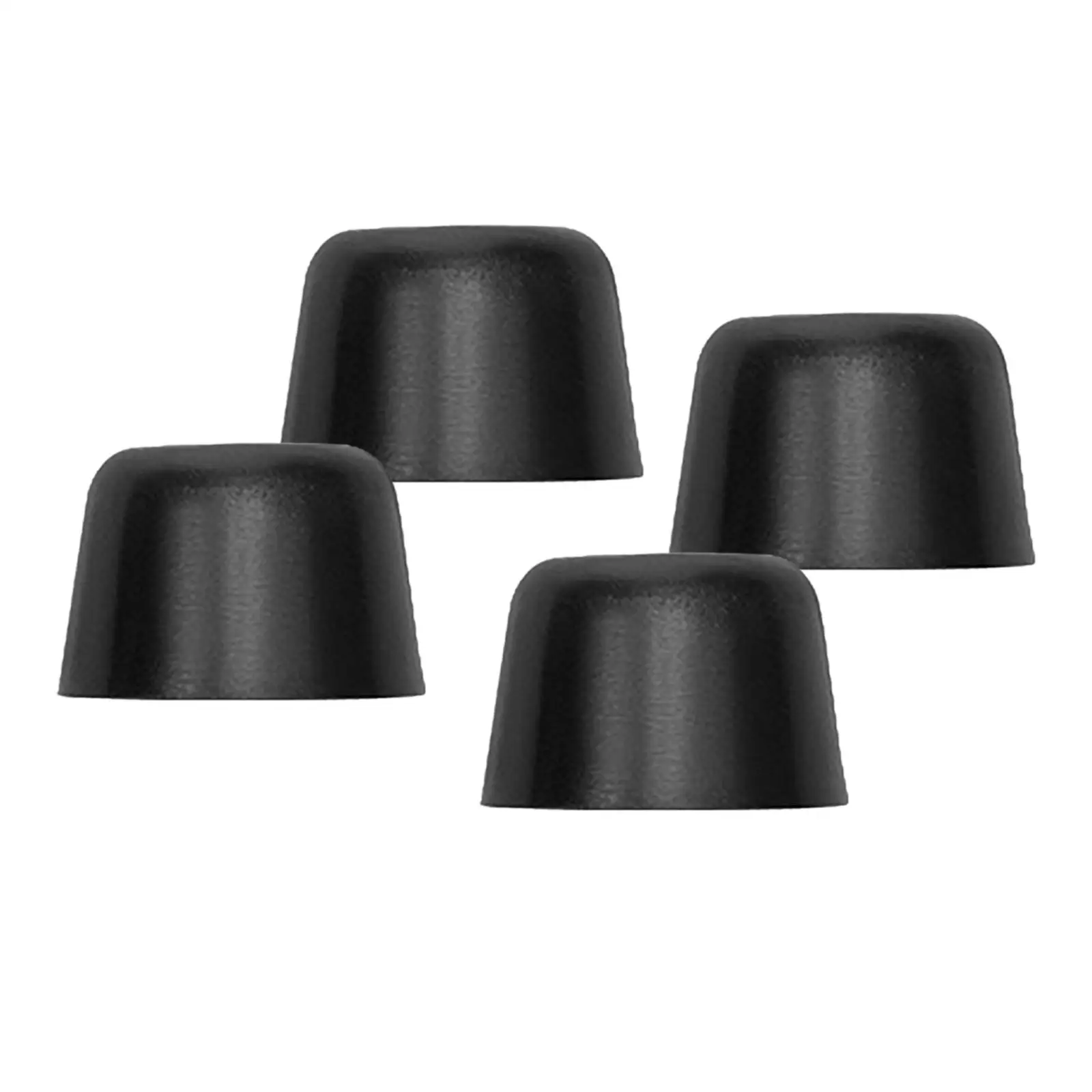 Black Plastic Luggage Feet Pads Replacement Studs for Suitcase Side Feet Bracket Protector Travel Bags Hardware