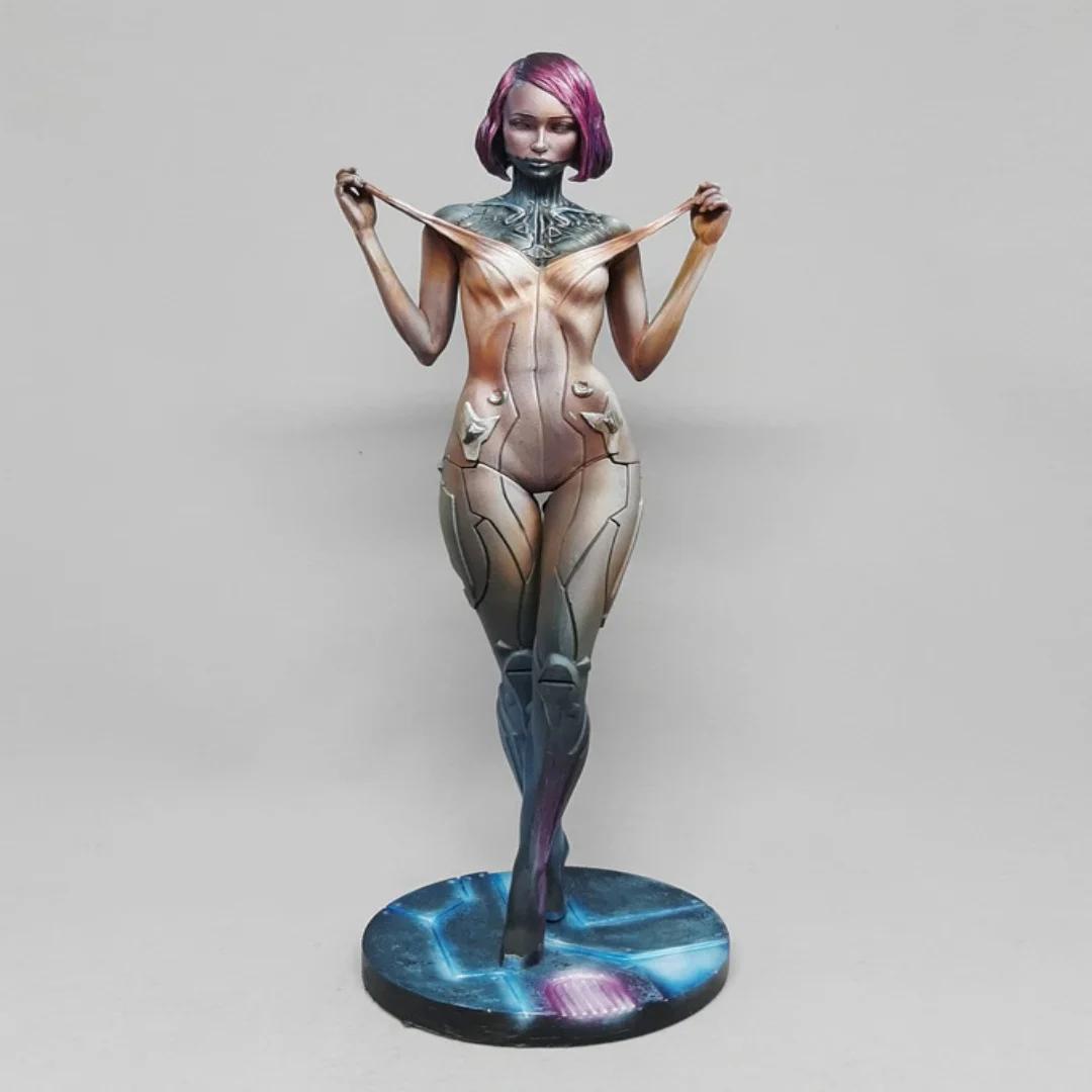 1/24 Schaal Hars beeldje Cp met nieuwe huid DIY Model Kit Ongemonteerd Ongeverfd Sculptuur speelgoed