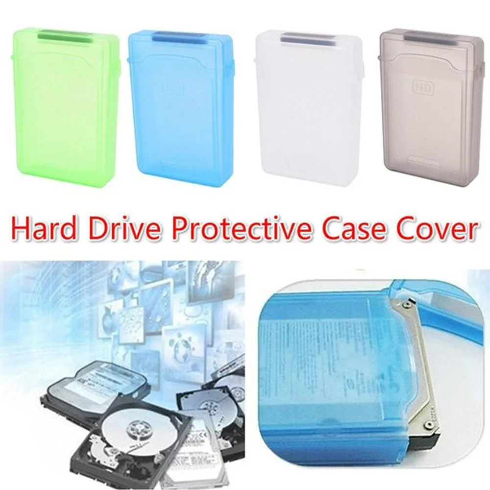 3.5 Inch IDE SATA HDD Cases External Hard Driver Disk Storage Boxs Multi Color HDD Enclosure Cases image 3