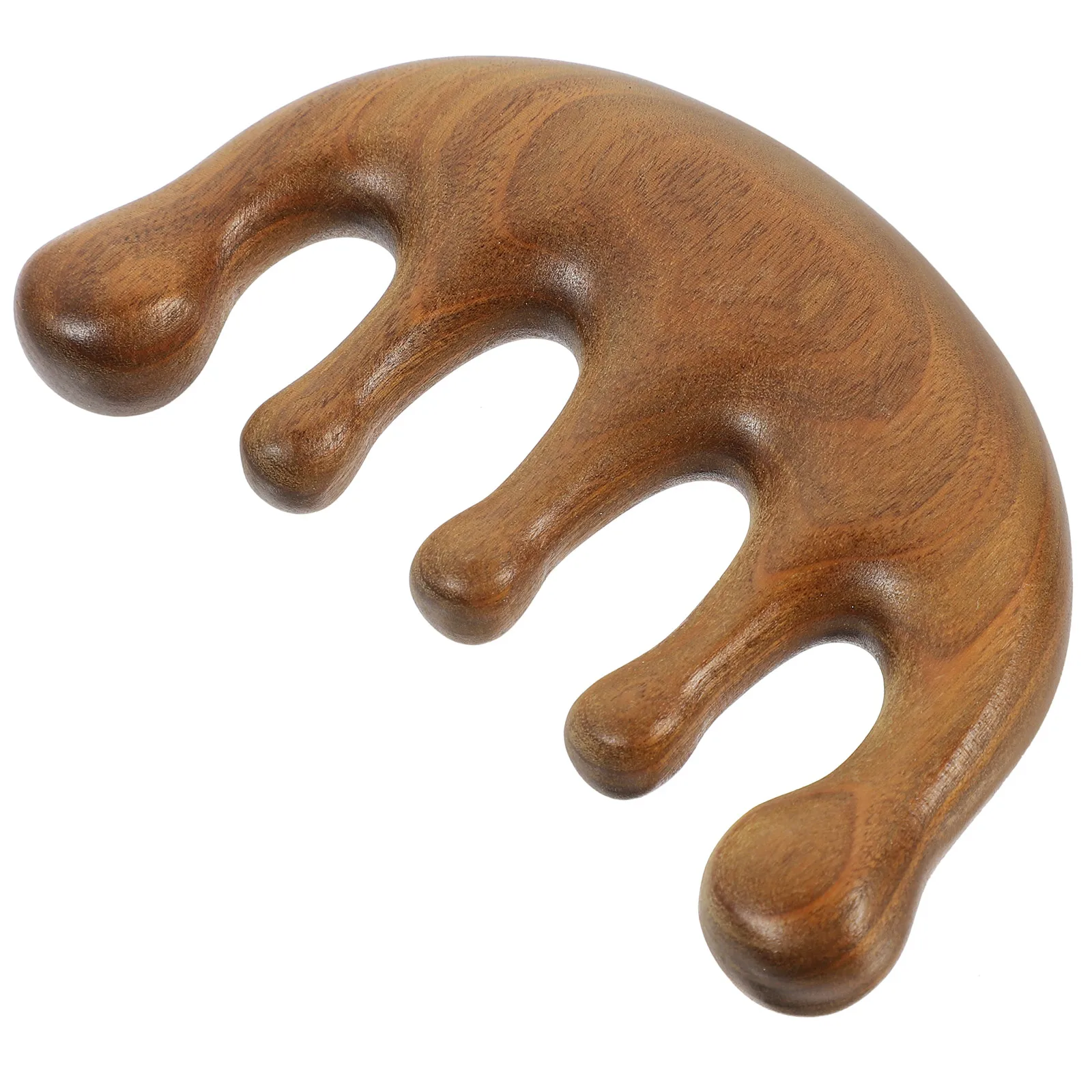 

Расческа для волос с широкими зубьями, антистатический массажер для кожи головы из сандалового дерева, массажная расческа для ухода за распутыванием, гладкий портативный массажер для кожи головы