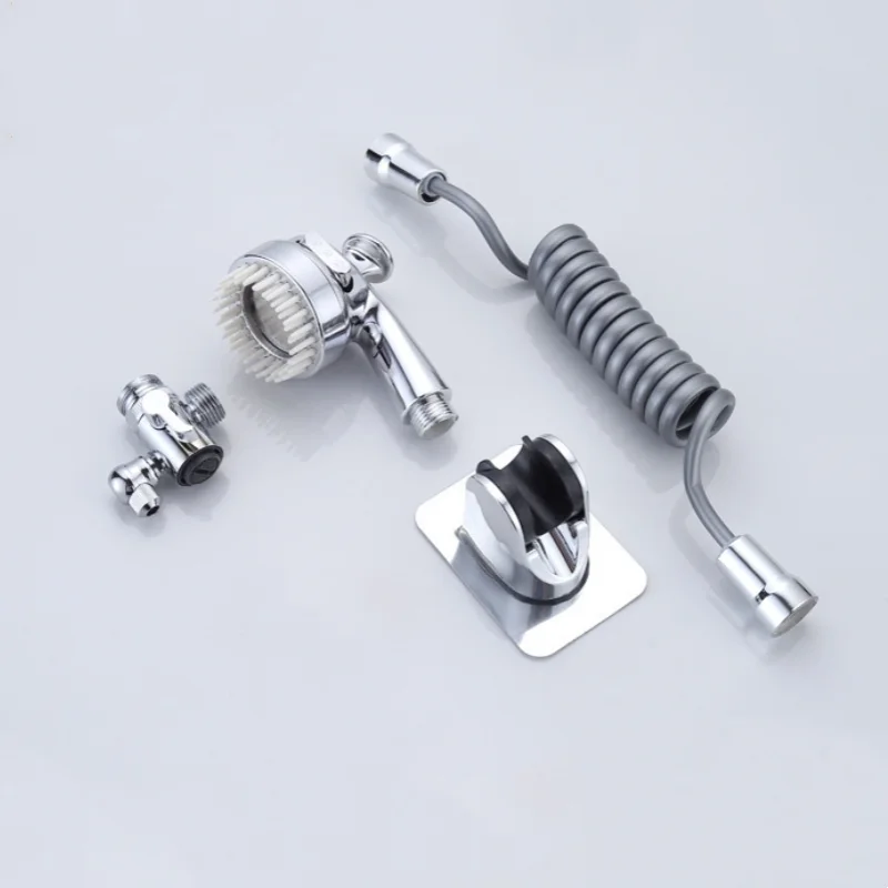 Faucet External Shower Set Copper Bathroom Multi-function Massage Pressurized Faucet Shower Toilet Basin Shampoo Accessories