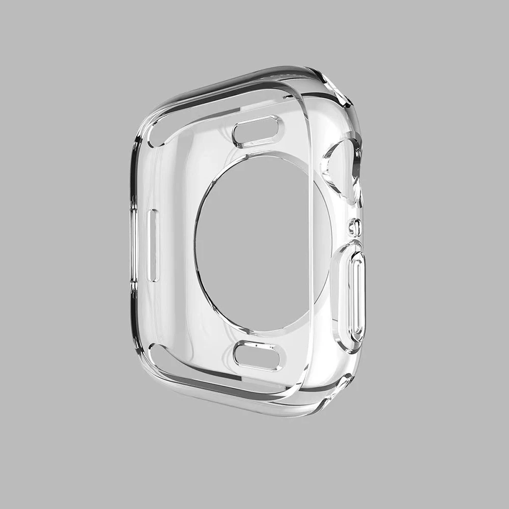 TPU Case For Apple watch 41mm 45mm Soft Candy Shell Cover Protective IWatch Ultra 8 7 6 SE 5 4 3 2 1