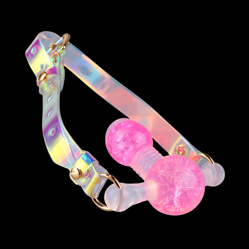 ORALSX سيليكون الفم الكمامة S ، L حجم الكرة الكمامة ضبط النفس مفتوحة عن طريق الفم مع حزام قابل للضبط الجنس لعب للعب الكبار الملحقات المثيرة