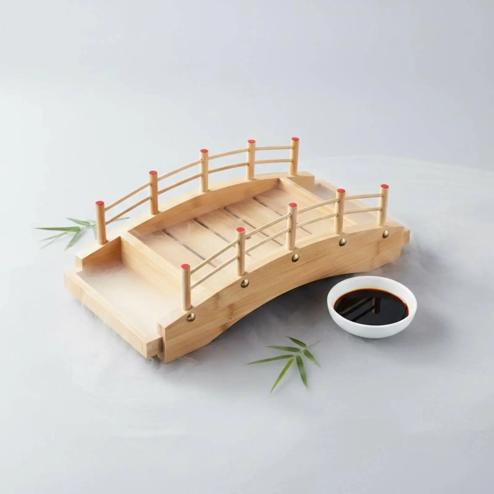 Sushi Bridge Platter Japanese Style Serving Bridge for Chefs, Hotel
