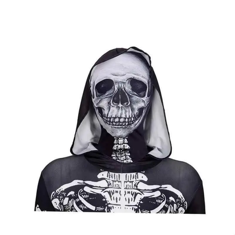 Halloween Skeleton Cosplay Onesie Tights Performance Costume Chinese Manufacturer No Brand Registered No Model Number