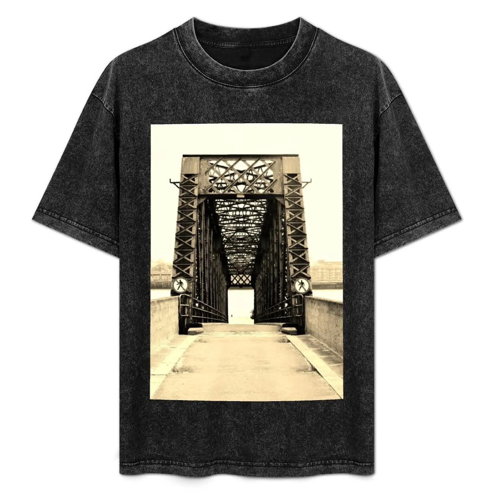 

A bridge in Tilbury, Essex, England T-Shirt vintage graphic tee customs design your own Man t-shirt T-shirts for men cotton