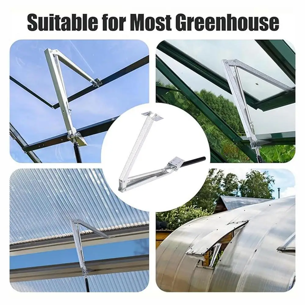 

Greenhouse Automatic Window Opener Adjustable Auto Ventilation Sensor Automatic Greenhouses Roof Agriculture Garden Tools