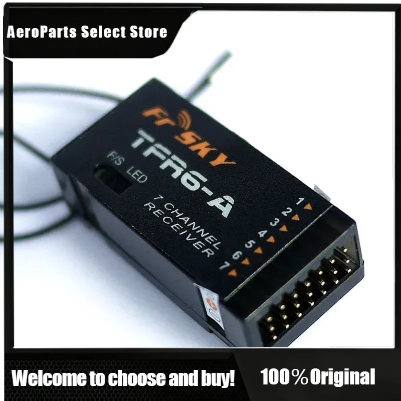 AParts Original FrSky 2.4G 7CH TFR6A TFR6 7CH Receiver Compitible With Futaba FAS 2.4G Module