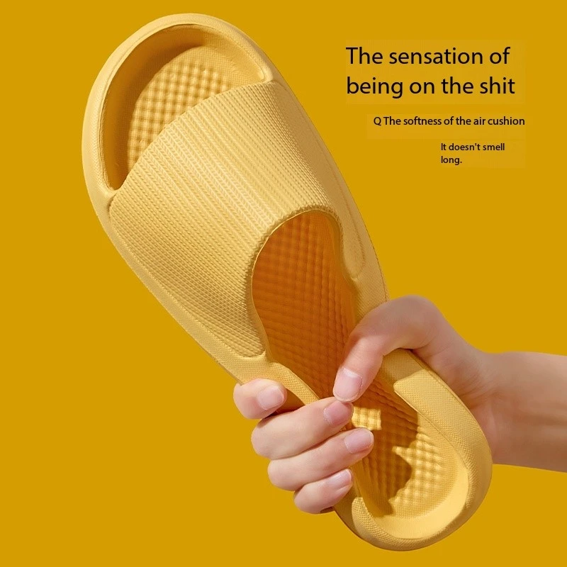 شباشب إيفا ذات نعل سميك للنساء لربيع وصيف 2025 شباشب شاطئ غير قابلة للانزلاق للرجال نعل ناعم شباشب سحابة داخلية #1