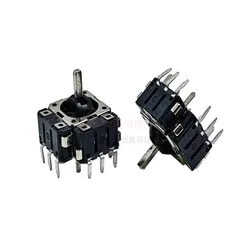 1pcs,Small rocker potentiometer,FJR06K-S1B10KD0,B10K,With a press switch,A small joystick for a game console