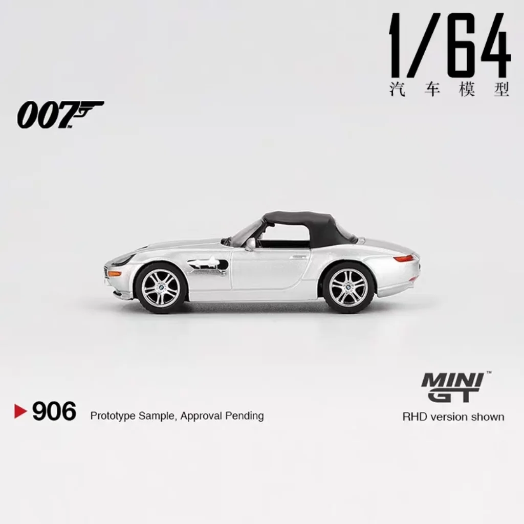 

MINIGT 1:64 BMW Z8 The World Is Not Enough Alloy Die Cast Car Model Collection Gift