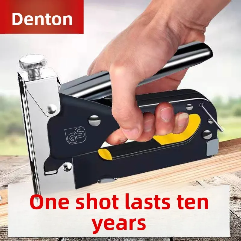 

3 In 1 Nail Gun DIY Furniture Construction Stapler Upholstery Staple Gun With 600 Staples Home Decor Carpentry Tool