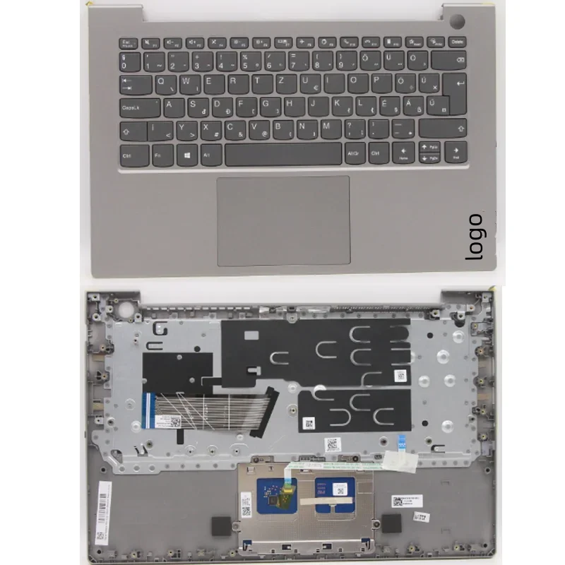 

New for Lenovo for ThinkBook 14 G3 ACL Laptop Palmrest Upper Case with keyboard Hungarian Mineral Grey Non Backlight 5CB1C90507