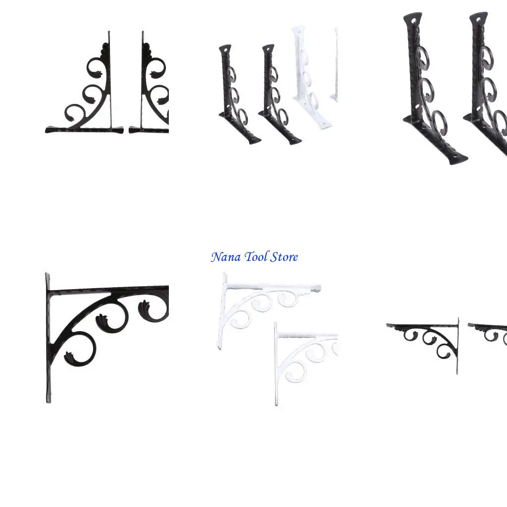 

31GJ 2 кусочки настенные металлические кронштейны с тяжелыми трудолюбивыми кронштейнами