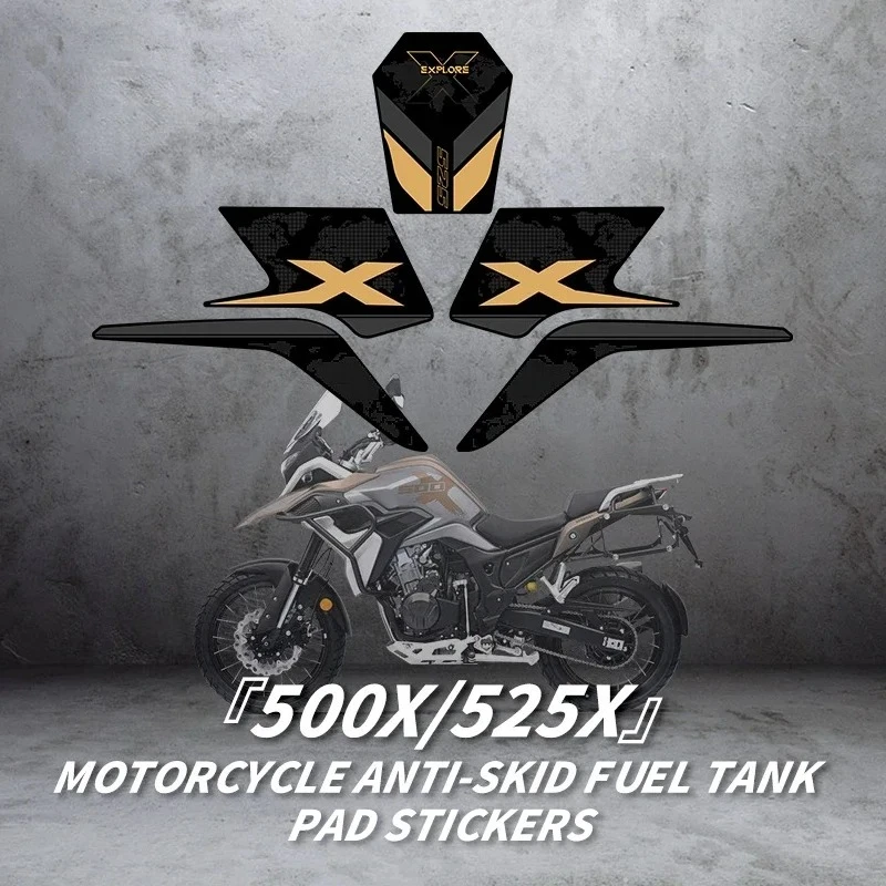 

For KOVE 500X 525X Motorcycle Accessories Gas Tank Pad Anti Slip Decoration Of Bike Fuel Tank Protection Stickers