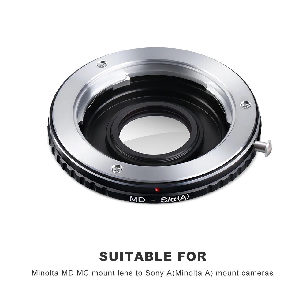 K&F Concept Lens Adapter for Minolta MD mount lens to Minolta AF Sony A A99 Camera