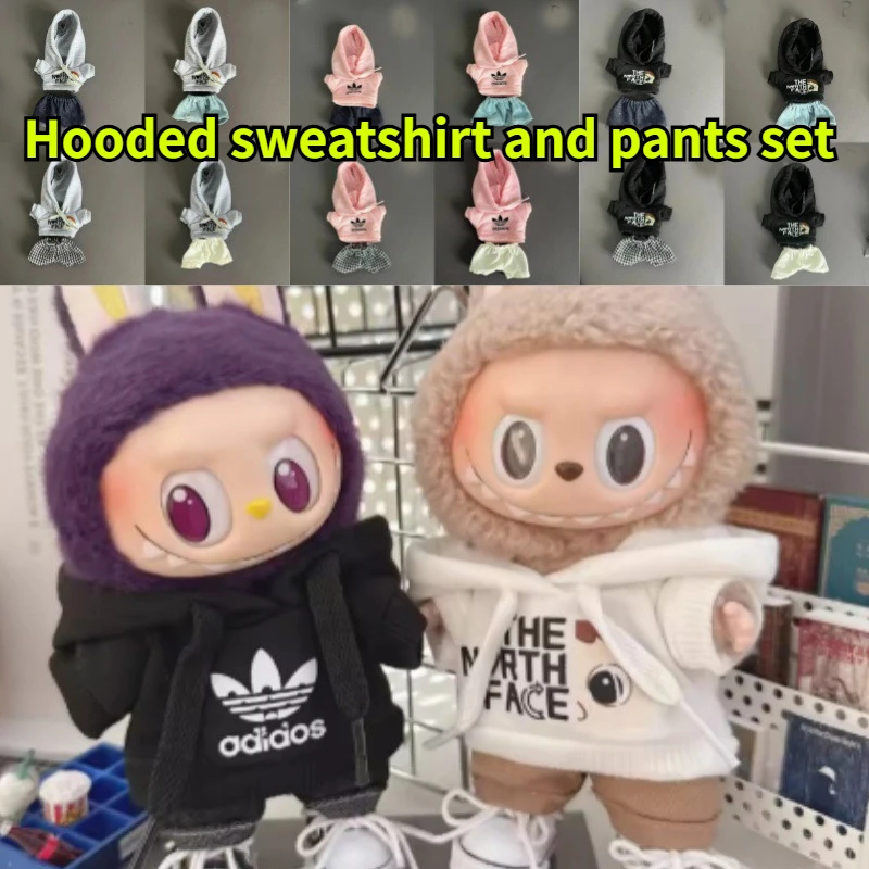 

Cool Street Style Outfit For V1-V4 Labubu Doll Clothing Accessories That are Well Matched With Hoodies and Pants DIY Accessories