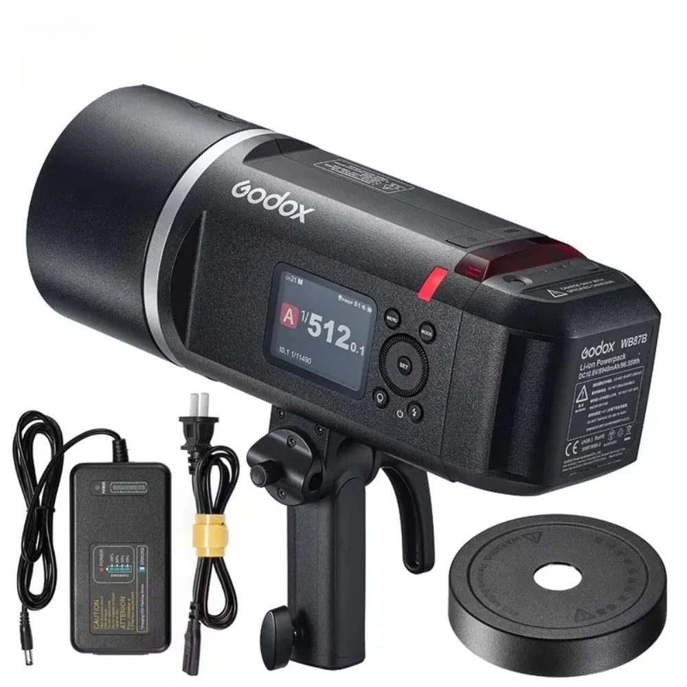 AD600BM II AD600BMII Outdoor Flash 600Ws Manual HSS 1/8000s 0.01-0 Reproduction Flash with dimming function, with mode lamp