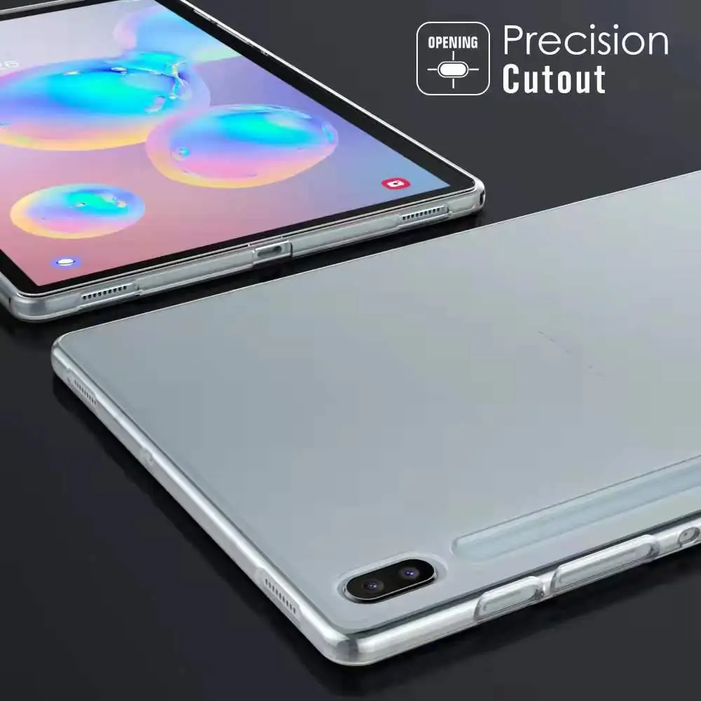 For Samsung Tab S9 S9+S9 Ultra Tablet Protective Case White / Black Anti Drop Frosting Soft Silicone Shell Protective Cover