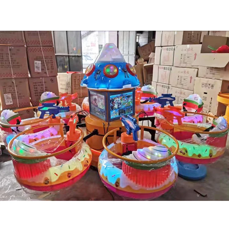 ملعب رحلة الأطفال الكهربائية كاروسيل ملاهي ركوب القديمة