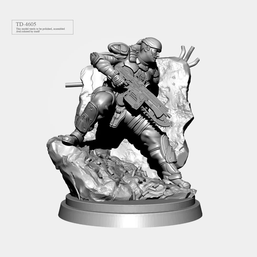 50mm 38mm Resin model kits figure colorless and self-assembled（3D Printing ） TD-4605/3D