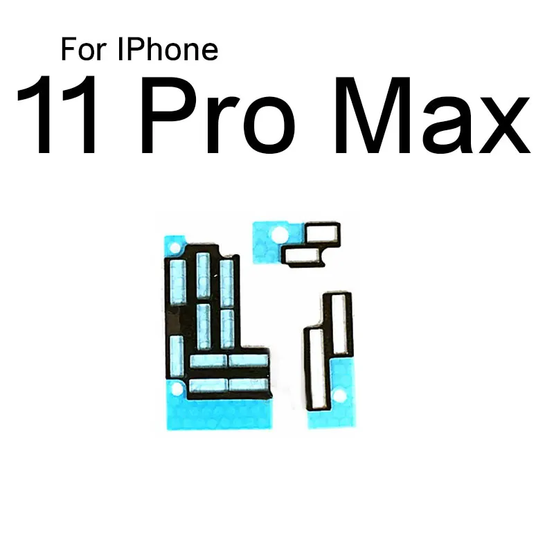5set For iphone 11 Pro X XS Max XR 6s 7 8 Plus Mainboard inline Seat FPC Foam Mainboard Shield Heat Radiation Insulation Sticker