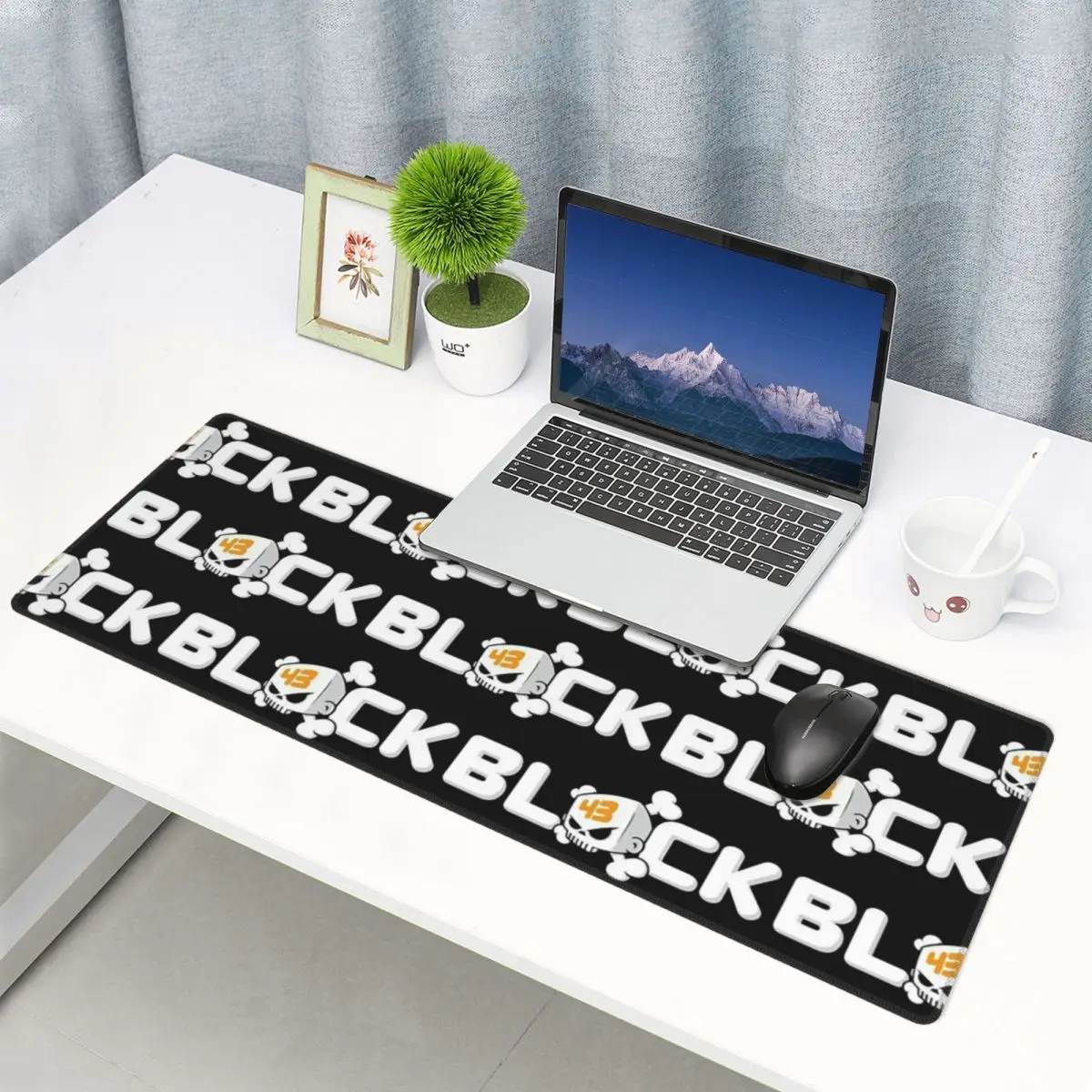 Large Mouse Pad Ken Block Acrylic Skull Gamer PC Laptop Mats Keyboard Carpet Computer Gaming Office Accessories Desk Mat