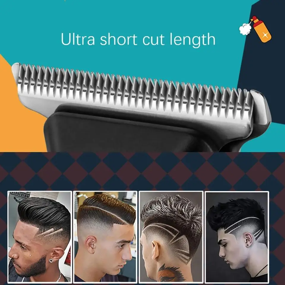 Kemei Hair Beard Trimmer For Men Electric Hair Clipper Rechargeable Hair Cutting Machine face Shaver Body trimer
