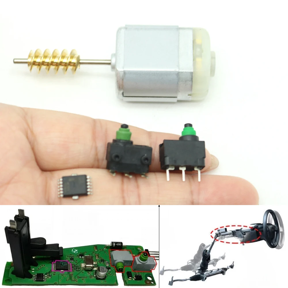 ELV Electronic Steering Wheel Column Lock Module Actuator Motor Micro Switch Relays Repair Kit For Audi A4 A5 2008-2015 A7 11-17