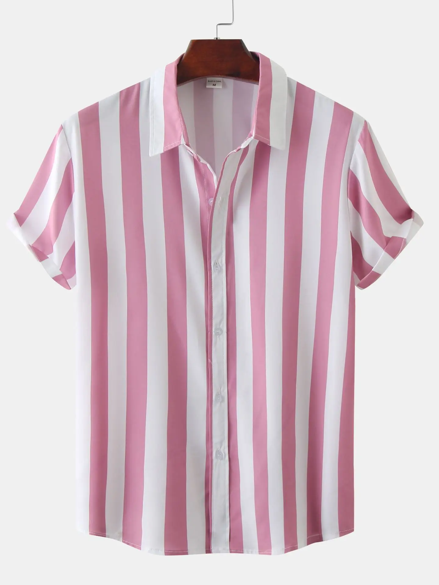 الرجال ort Sve irt مخطط مطبوعة فليب طوق مطبوعة الوقوف صالح ألياف البوليستر الصيف عادية الأوروبية Sle لا كيت