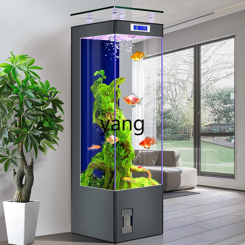 

CX living room household small ecological filtration fish farming integrated self-circulation floor aquarium