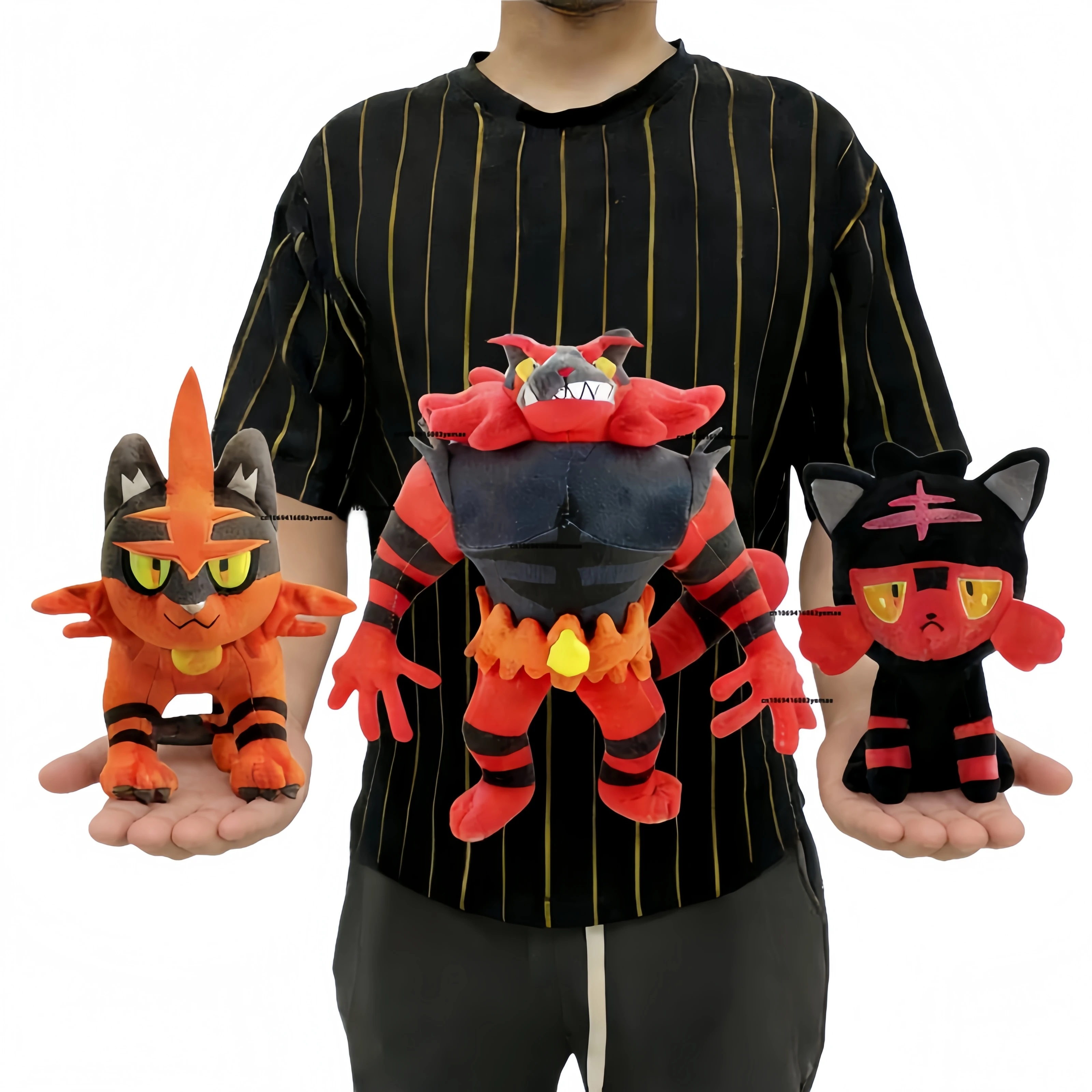 Peluche de Pikachu, Figura de Pokémon Litten, Juguetes de Peluche de Incineroar, Lindos Peluches de Torracat, Muñecos de Peluche, Juguetes de Navidad, Regalos para Bebés