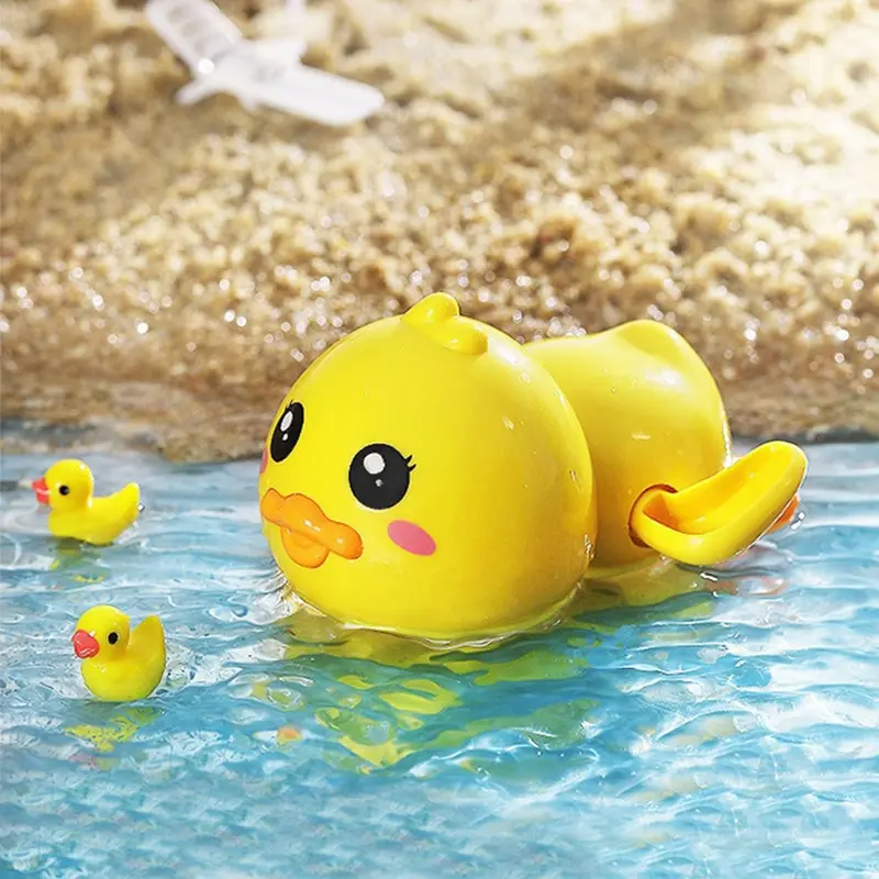 Bath Toy.Cute Animal Clockwork Bathtub Swimming Pool Toy. Floating Wind Up Swimming Duck Pool Toys For Preschool Toddler