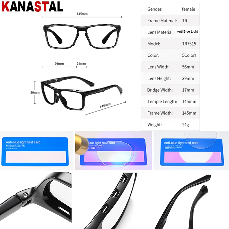 Men Blue Light Blocking Reading Glasses Prescription Optical Lenses Myopia Eyewear Women Sports Anti Fog TR90 Eyeglasses Frame