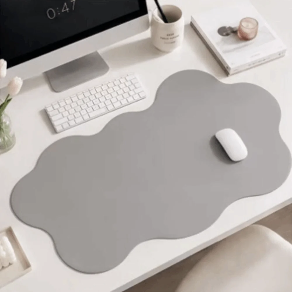 Creative Irregular Cloud Shaped Desk Pad Versatile Non-Slip Anti Slip Mouse Pad Absorbent Quick-Drying Desktop Cover Study